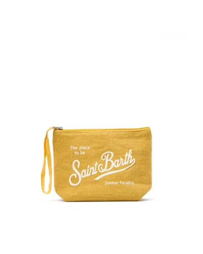 Mc2 Saint Barth Pochette Aline Light Yellow