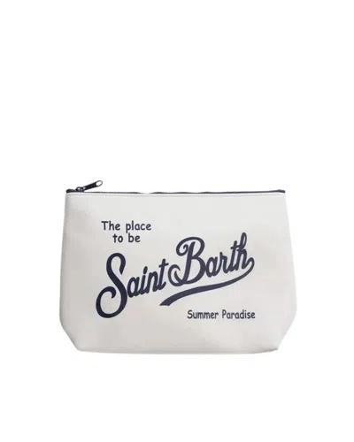 Mc2 Saint Barth Pochette Aline Nylon L White