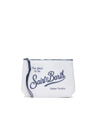 Mc2 Saint Barth Pochette Aline Nylon Off White