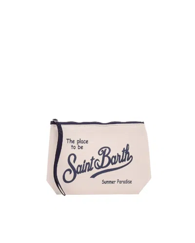 Mc2 Saint Barth Pochette Aline Off White In Neutral