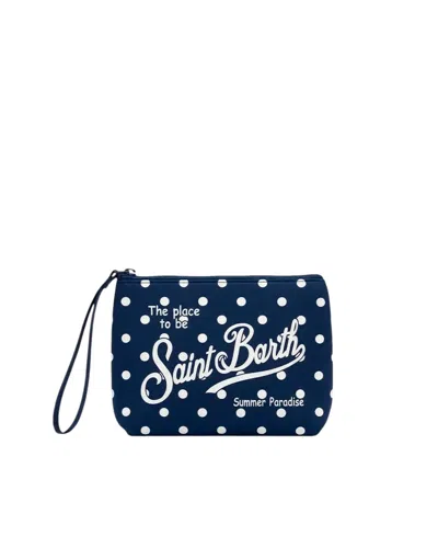 Mc2 Saint Barth Pochette Aline Regular Pois In Blue