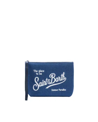 Mc2 Saint Barth Pochette Aline Scuba Denim