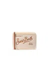 Mc2 Saint Barth Pochette Aline Shearling In Sherpa E Faux Suede Beige