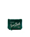 Mc2 Saint Barth Pochette Aline Velvet Paillettes Verde In Green