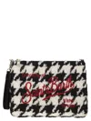 Mc2 Saint Barth Pochette Bag With Shoulder Strap In Black