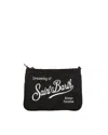 Mc2 Saint Barth Pochette Parisienne Tweed Nera In Black