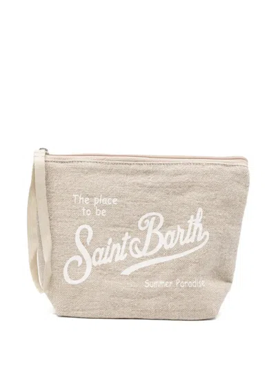 Mc2 Saint Barth Saint Barth Clutch In Nude