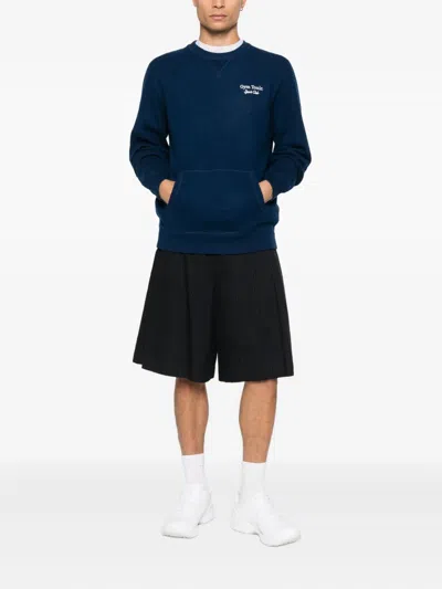 Mc2 Saint Barth Pocket Sweatshirt In Blue