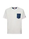 Mc2 Saint Barth Pocket T-shirt In White