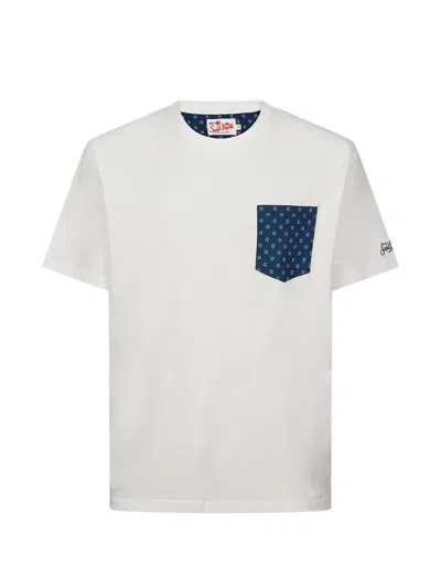 Mc2 Saint Barth Pocket T-shirt In White