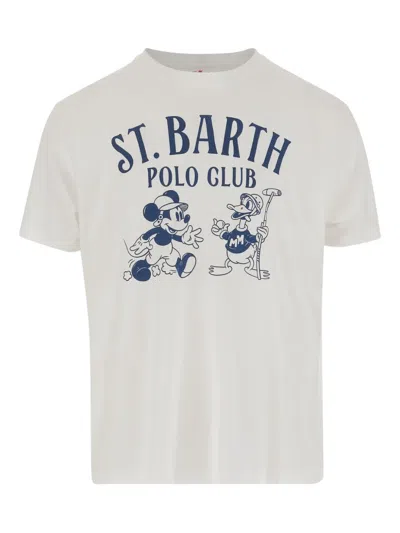 Mc2 Saint Barth Polo Club T-shirt In White