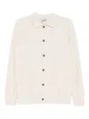 Mc2 Saint Barth Polo-collar Cardigan In Neutral