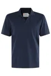 Mc2 Saint Barth Classic V-neck Polo Shirt With Short Sleeves