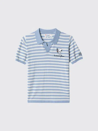 Mc2 Saint Barth Polo Shirt Kids In Blue