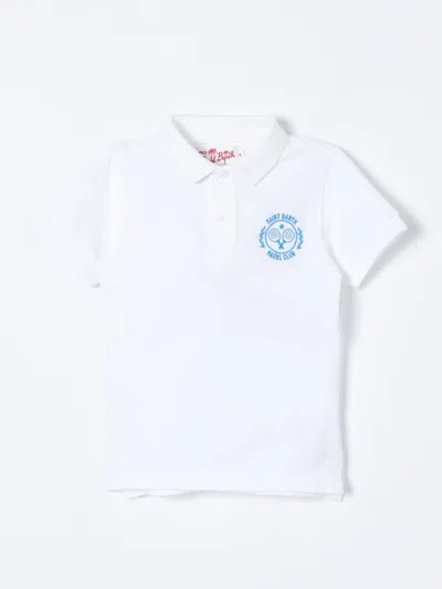 Mc2 Saint Barth Polo Shirt  Kids Color White