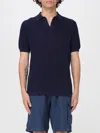 Mc2 Saint Barth Classic V-neck Polo Shirt With Short Sleeves