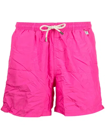 Mc2 Saint Barth Polyester Lighting Pantone Pants In Pink