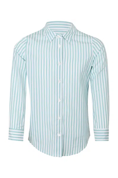 Mc2 Saint Barth Popeline Brigitte Green Shirt