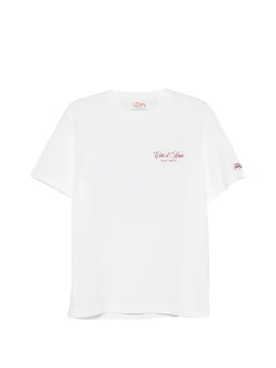 Mc2 Saint Barth Portland Crew-neck T-shirt In White