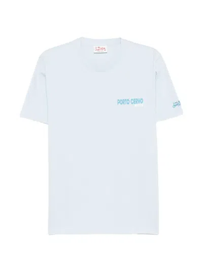 Mc2 Saint Barth Portland Graphic-print T-shirt In Blue