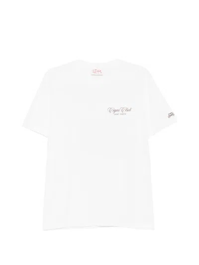 Mc2 Saint Barth Portland Graphic-print T-shirt In White