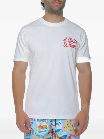 Mc2 Saint Barth Portland Graphic-print T-shirt In White