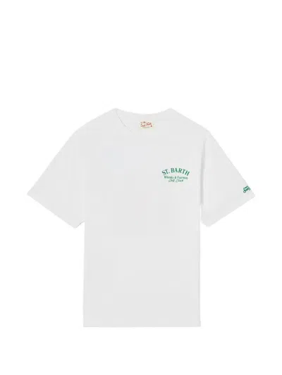 Mc2 Saint Barth Portland Graphic-print T-shirt In White