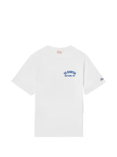 Mc2 Saint Barth Portland Graphic-print T-shirt In White