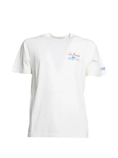 Mc2 Saint Barth Portland Hotel-print T-shirt In White