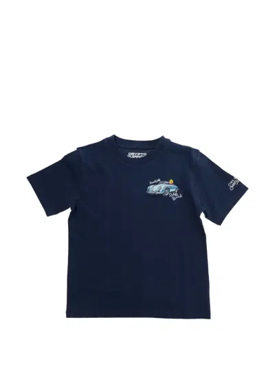 Mc2 Saint Barth Kids' Portland Jr T-shirt In Blue