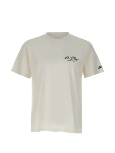 Mc2 Saint Barth Portland La Plage T-shirt In Neutral
