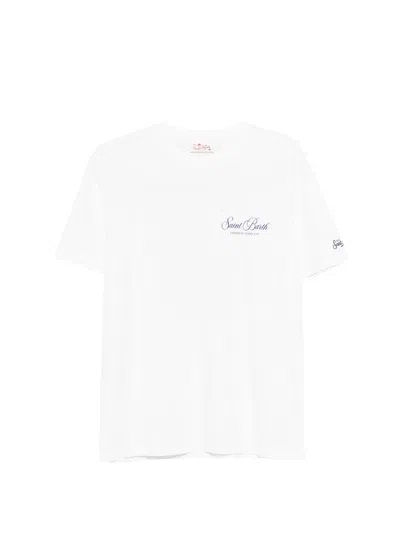 Mc2 Saint Barth Portland Logo-print Graphic-print T-shirt In White