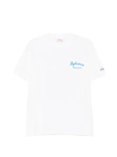 Mc2 Saint Barth Portland Logo-print Short-sleeve T-shirt In White