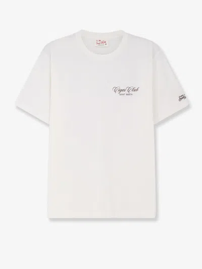 Mc2 Saint Barth Portland Organic Cotton T-shirt In Neutral