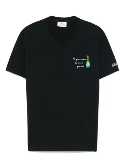 Mc2 Saint Barth 'portofino' Black Cotton T-shirt