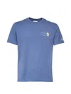 Mc2 Saint Barth Portofino Embroidered T-shirt In Blue