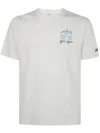 Mc2 Saint Barth Portofino Organic Cotton T Shirt In White