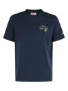 Mc2 Saint Barth Portofino Graphic T-shirt In Blue