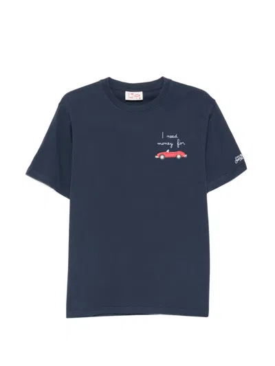 Mc2 Saint Barth Portofino Graphic-print T-shirt In Blue