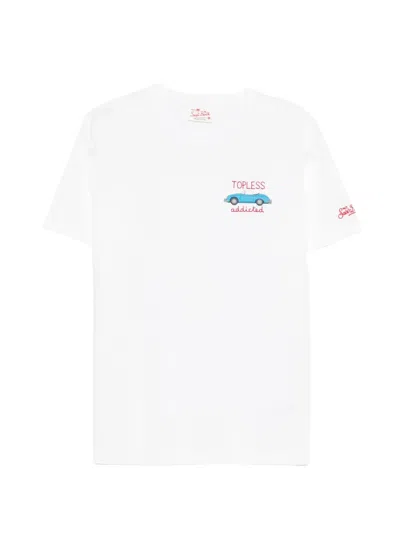 Mc2 Saint Barth Portofino Graphic-print T-shirt In White