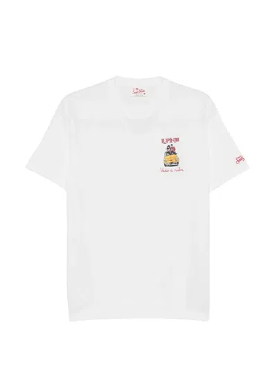 Mc2 Saint Barth Portofino Graphic-print T-shirt In White