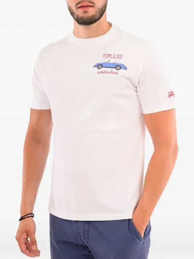 Mc2 Saint Barth Portofino Graphic-print T-shirt In White