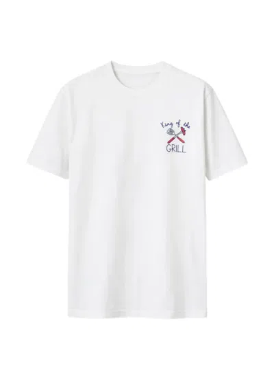 Mc2 Saint Barth Portofino Graphic-print T-shirt In White
