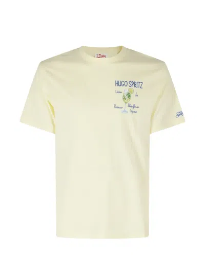Mc2 Saint Barth Portofino Graphic-print T-shirt In Yellow