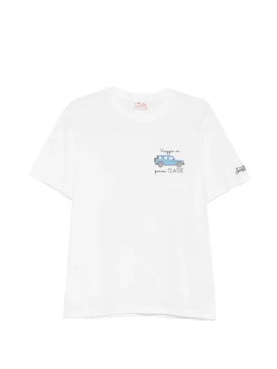Mc2 Saint Barth Portofino Embroidered T-shirt In Animal Print