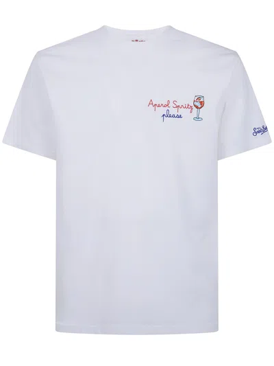 Mc2 Saint Barth Portofino Spritz Please T-shirt In White