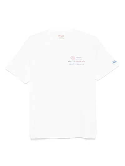 Mc2 Saint Barth Portofino T-shirt In 白色