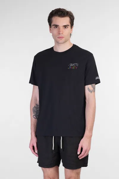 Mc2 Saint Barth Portofino T-shirt In Black Cotton