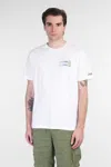 Mc2 Saint Barth Tshirt Man T-shirt In White Cotton In White