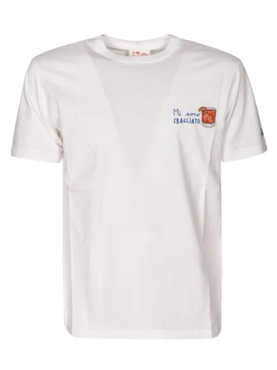Mc2 Saint Barth Portofino T-shirt In White